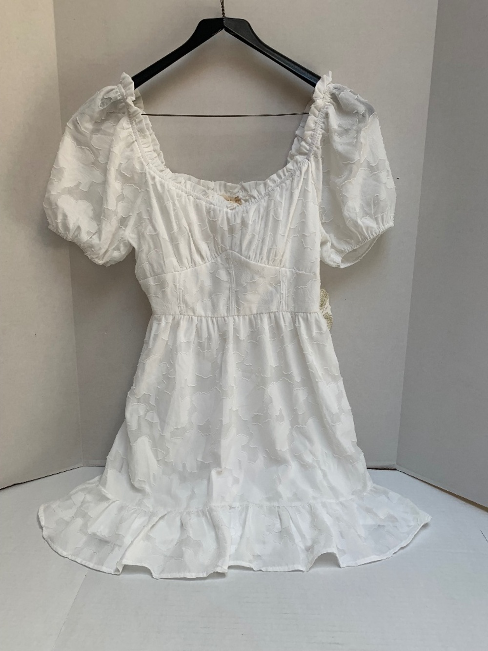 NWT Altar'ed State Candace Babydoll Style White Size S Dress